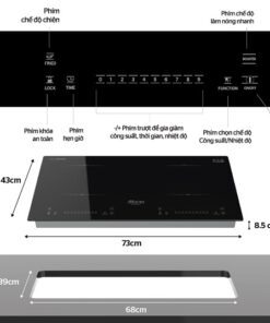 Bếp từ đôi Sunhouse Mama MMB9302-EC - hình số 4