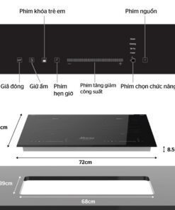 Bếp từ đôi Sunhouse MMB-88HL - hình số 2