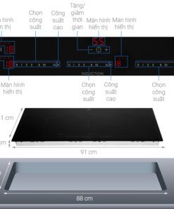 Bếp từ Electrolux EIT913 ba vùng nấu lắp âm - hình số 2
