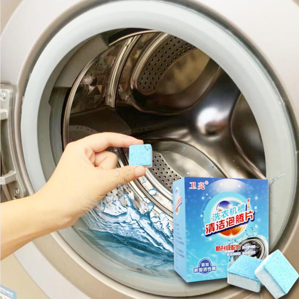 Có thể dùng viên tẩy máy giặt để vệ sinh máy giặt bên trong hiệu quả hơn