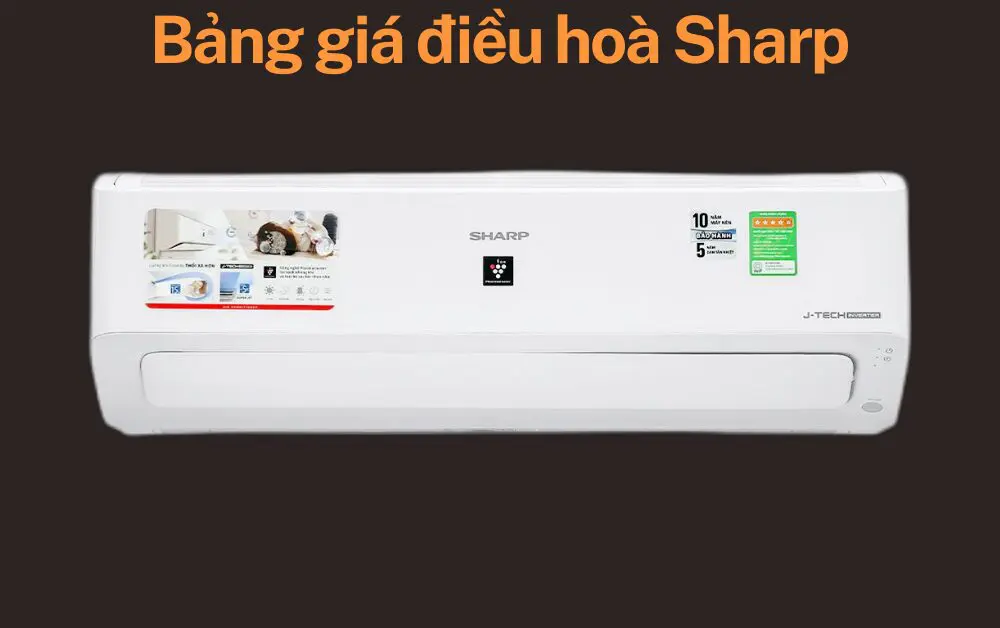 bảng giá điều hòa sharp