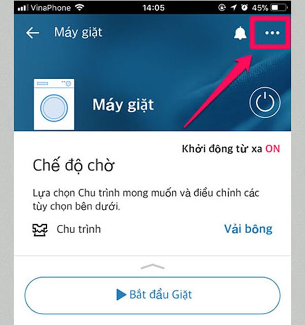 tải thêm chương trình giặt trên app lg thinq