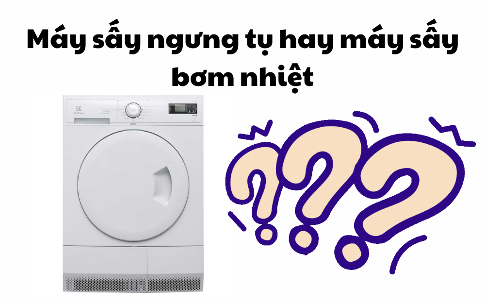 so sánh máy sấy ngưng tụ và bơm nhiệt