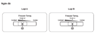Bảng điều Khiển Ngăn đá Tủ Lạnh Samsung 2 Cánh