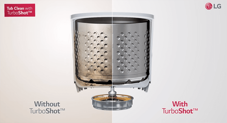 turboshot giữ lồng giặt được sạch sẽ