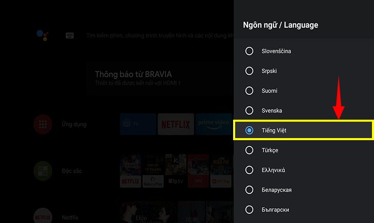 Chọn ngôn ngữ phù hợp cho bạn Chọn ngôn ngữ phù hợp cho bạn