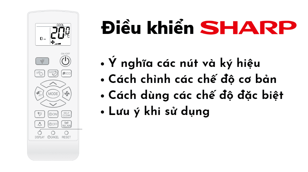 Hướng Dẫn Sử Dụng điều Khiển điều Hòa Sharp