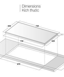 Bếp từ Bauer BE-820GTS - hình số 6