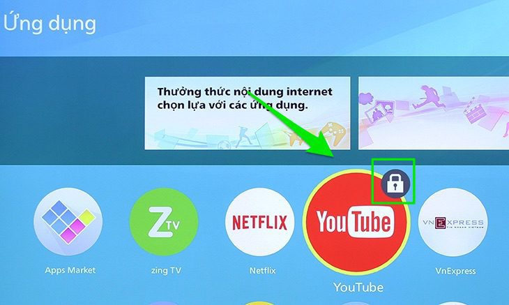 Sử dụng tính năng khóa trẻ em trên youtube