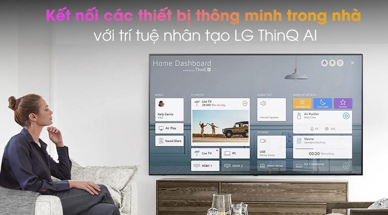 Tivi LG NanoCell sở hữu trí tuệ nhân tạo ThinQ Al