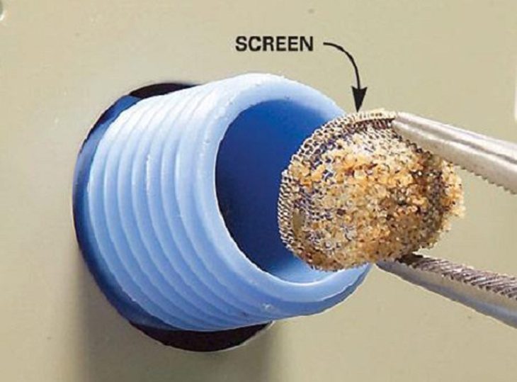 nguồn nước nhiều cặn gây hỏng bơm