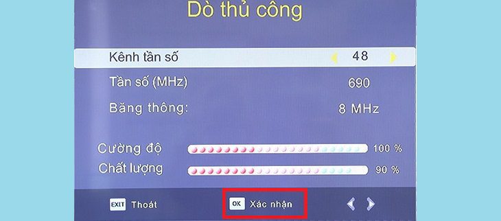 Chọn OK để bắt đầu dò. Chọn OK để bắt đầu dò.