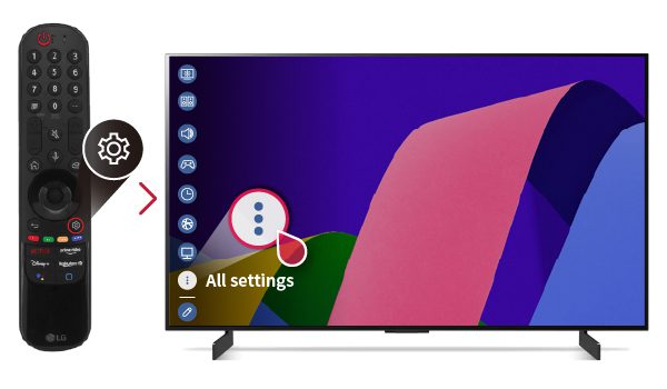 Từ [Cài đặt], chọn [Tất cả cài đặt].