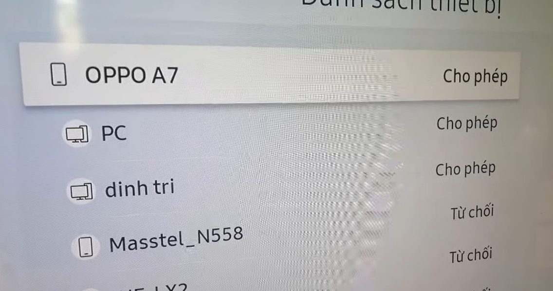 7. cách huỷ kết nối điện thoại với tivi