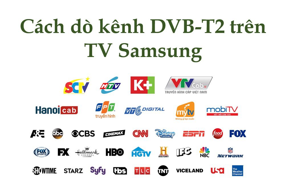 Cách dò và sắp xếp kênh (xóa, khóa) trên Smart tivi Samsung