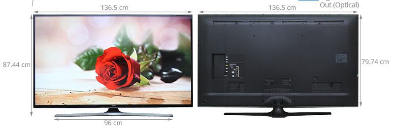 kích thước tivi 60 inch