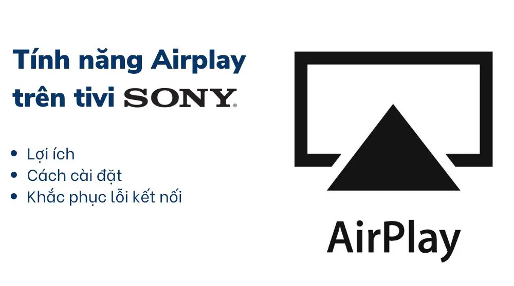 airplay trên tivi sony