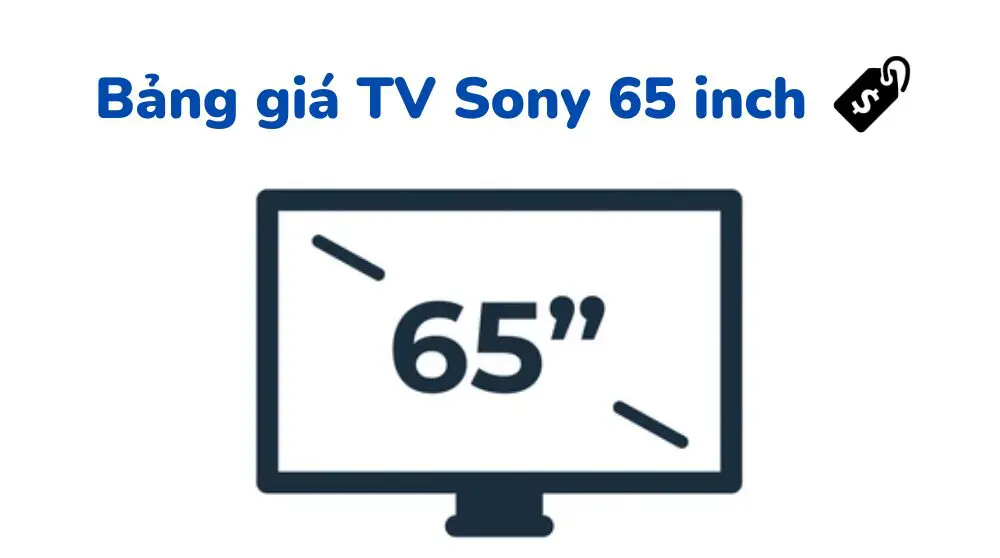 Bảng giá tivi Sony 65 inch