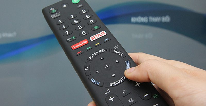 bước 1: chọn nút home trên điều khiển tivi