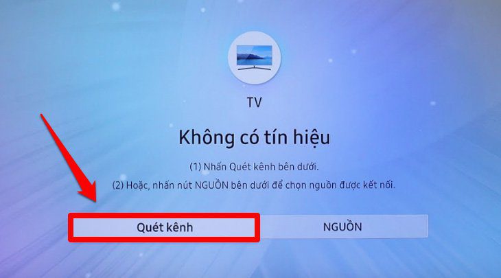 Chọn Hướng dẫn cách dò kênh DVB-T2 trên Smart tivi Samsung - bước 4