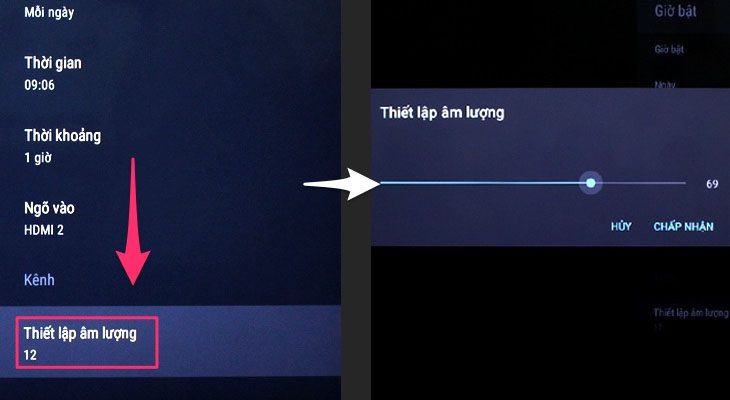 Hẹn giờ tắt, bật cho tivi Sony Hẹn giờ tắt, bật cho tivi Sony