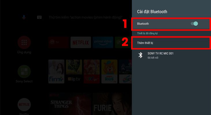 Thêm thiết bị kết nối Bluetooth Thêm thiết bị kết nối Bluetooth