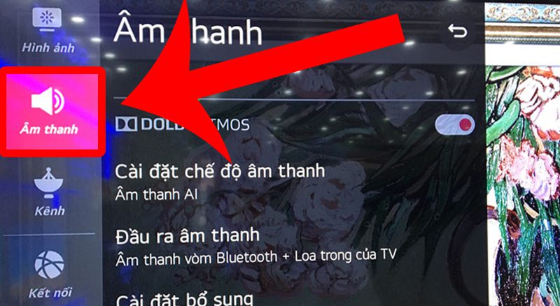 Vào mục Âm thanh Vào mục Âm thanh