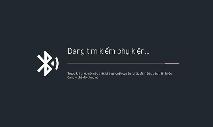 Hệ thống đang tìm kiếm phụ kiện Cách kết nối loa bluetooth với tivi TCL