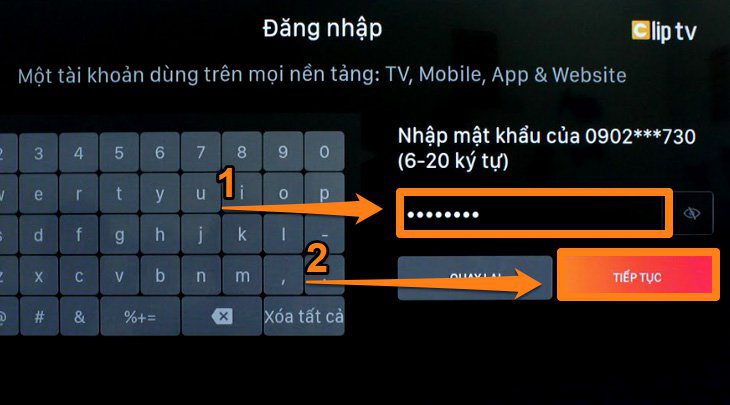 Cách cài đặt và đăng nhập ClipTV cho tivi TCL