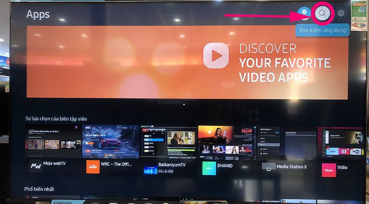 Cách tải ứng dụng ClipTV trên tivi Samsung Cách tải ứng dụng ClipTV