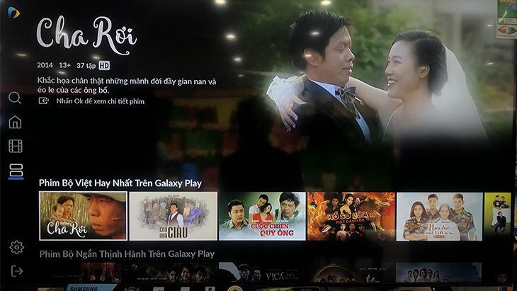 Hướng dẫn cách sử dụng ứng dụng Galaxy Play (Fim ) trên tivi Samsung