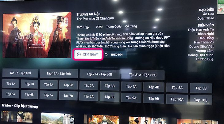Cách sử dụng ứng dụng FPT play trên Smart tivi Samsung Cách sử dụng ứng dụng FPT play trên Smart tivi Samsung