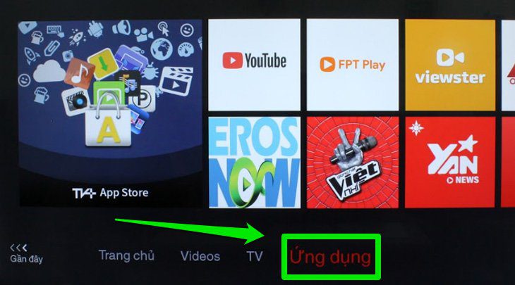 Hướng dẫn cách tải ứng dụng trên tivi TCL