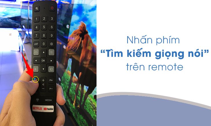 Hướng dẫn các bước điều khiển tivi TCL bằng giọng nói