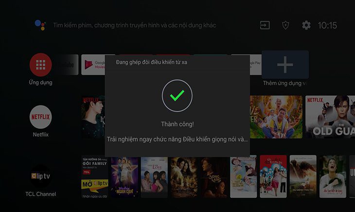 Hướng dẫn các bước điều khiển tivi TCL bằng giọng nói