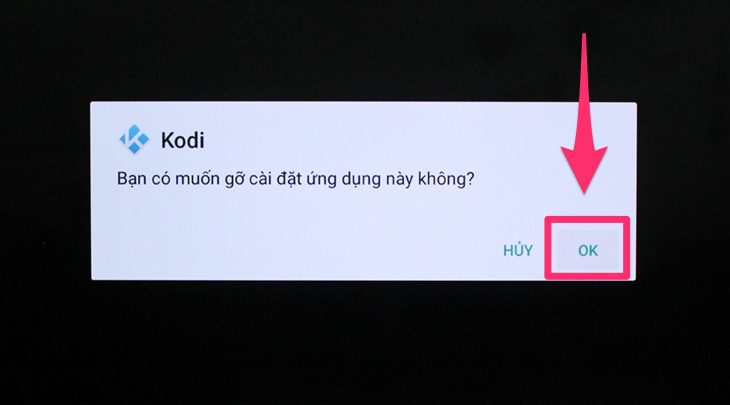 Xoá ứng dụng trên tivi Sony Xoá ứng dụng trên tivi Sony