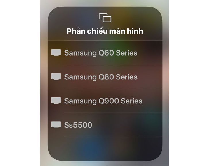 Chọn tivi sẽ kết nối Chọn tivi sẽ kết nối