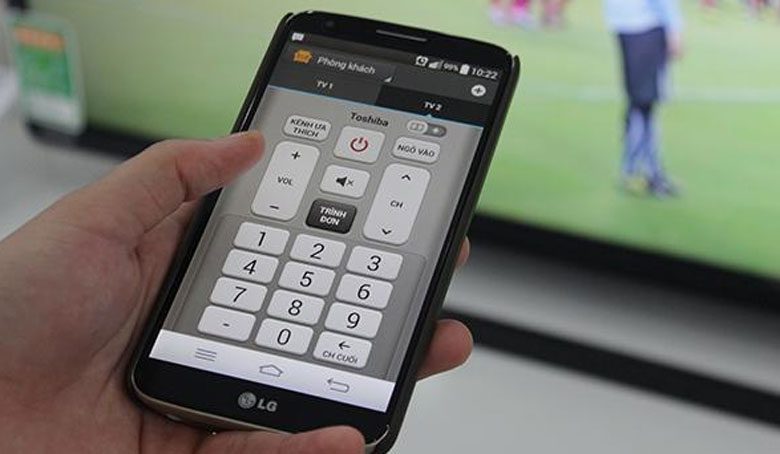 cách điều khiển tivi bằng điện thoại hoàn thành