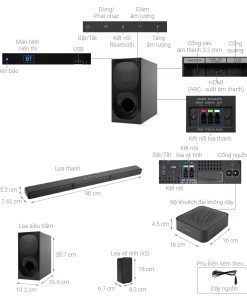 Dàn âm thanh Sony HT-S40R - hình số 4