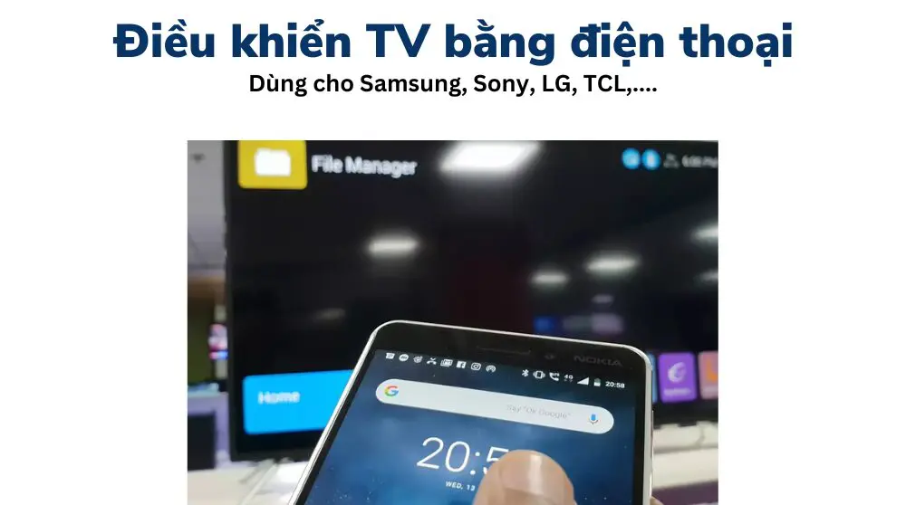 điều khiển tv bằng điện thoại