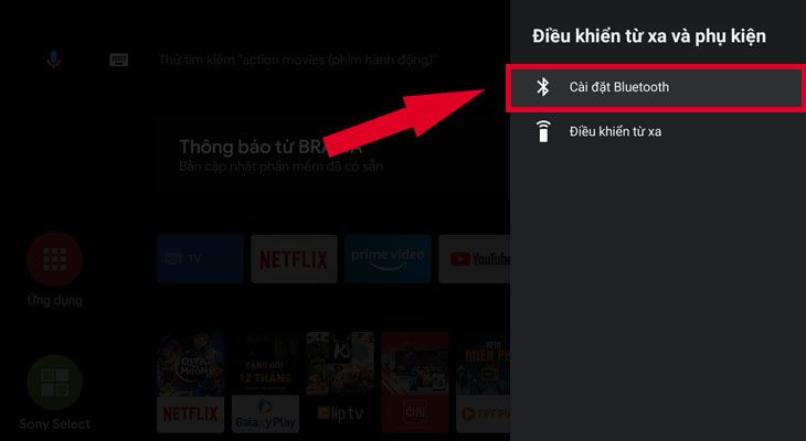 Cách kết nối micro không dây với tivi Sony