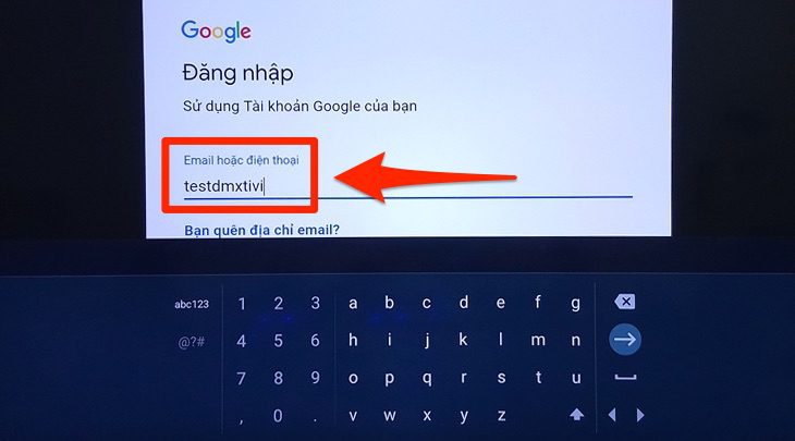 Kết nối Internet với tivi và đăng nhập tài khoản Google Kết nối Internet với tivi và đăng nhập tài khoản Google