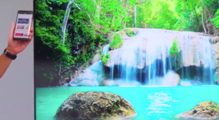 Chạm điện thoại vào tivi Samsung Cách kết nối màn hình điện thoại với tivi Samsung