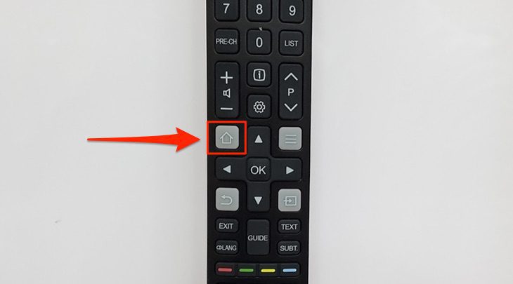 Remote trên tivi TCL Tivi chưa được cài YouTube for Android TV