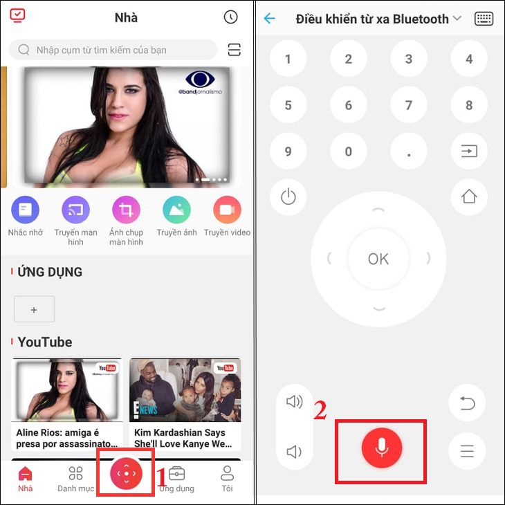 Tivi TCL hoặc remote bị lỗi, hỏng tính năng tìm kiếm qua giọng nói
