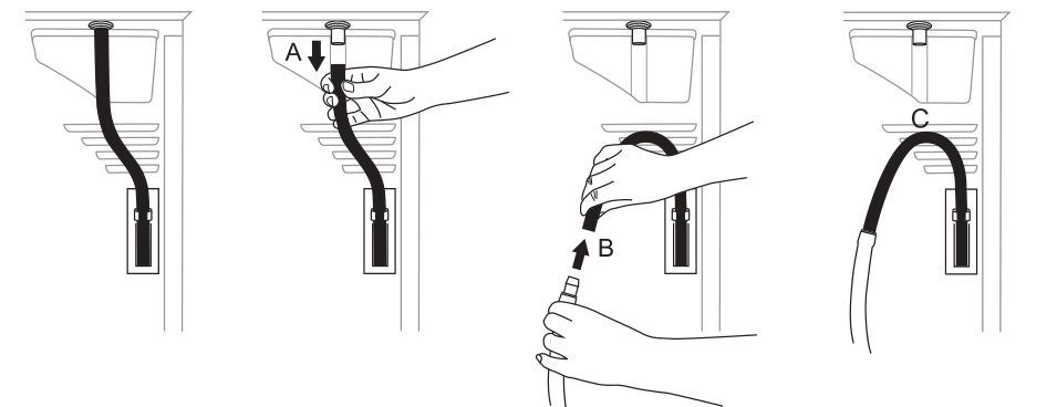 lắp ống thoát nước máy sấy aqua bơm nhiệt
