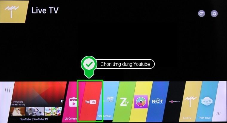 Cách sử dụng ứng dụng Youtube để hát Karaoke trên tivi hệ điều hành webOs