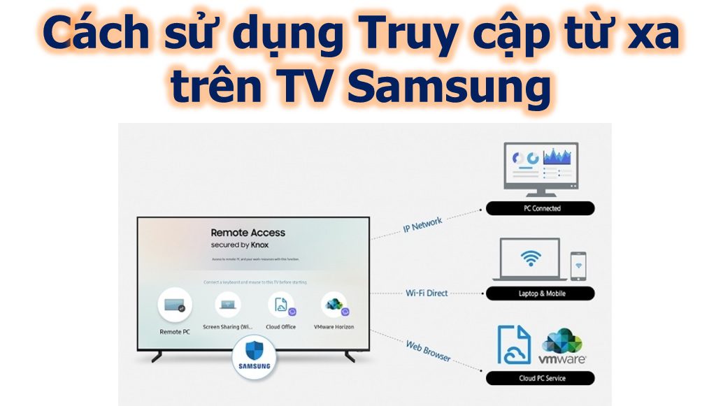 Cách sử dụng Truy cập từ xa Remote Access trên tivi Samsung