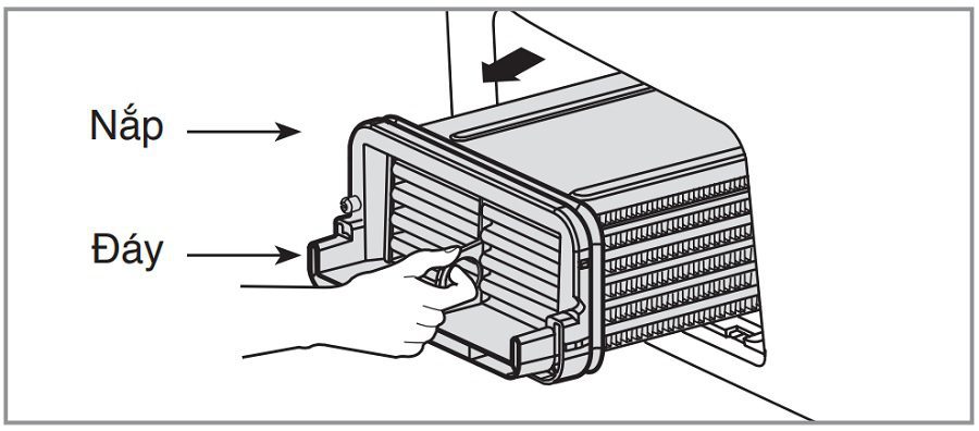  vệ sinh bình ngưng máy sấy ngưng tụ Candy
