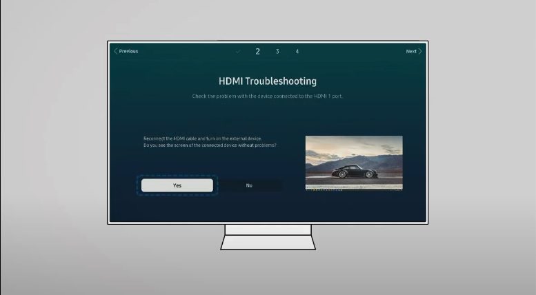 tự chẩn đoán lỗi HDMI hình ảnh